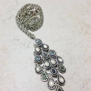 Lucky Brand Long Silver Necklace